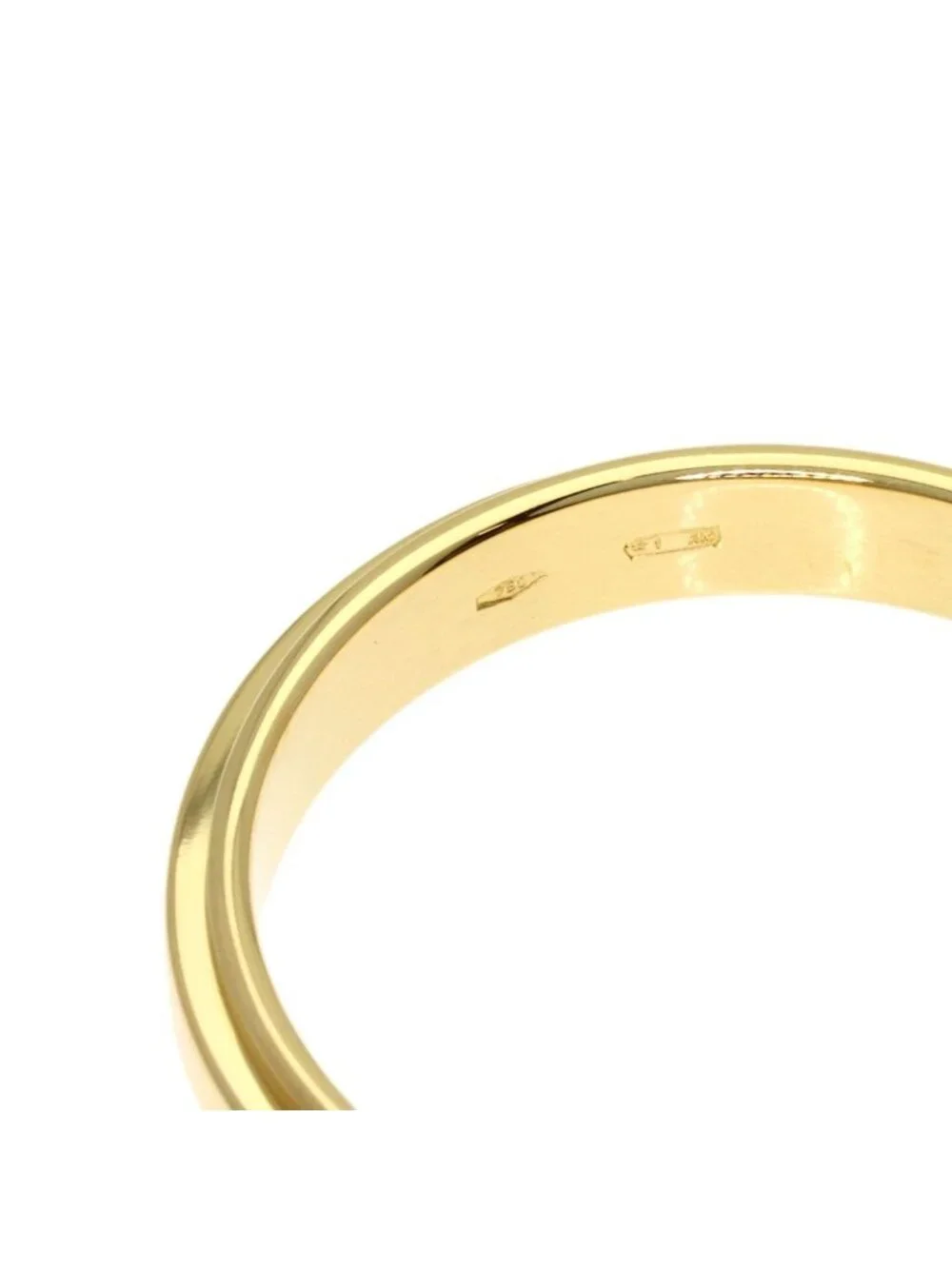 Gucci Straight Rough Ring 18k Yellow Gold